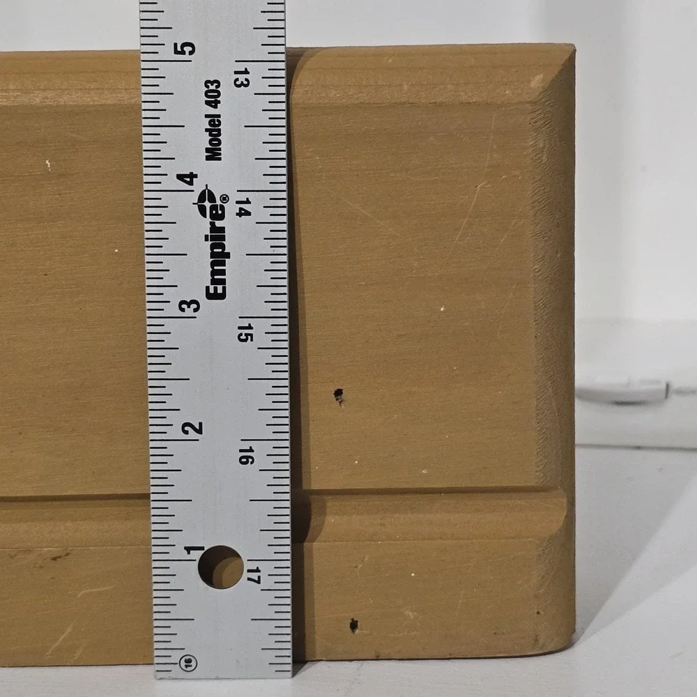 Vintage Wooden Wall Shelf Heart Cutout‎ Cottagecore Plate Holder 12